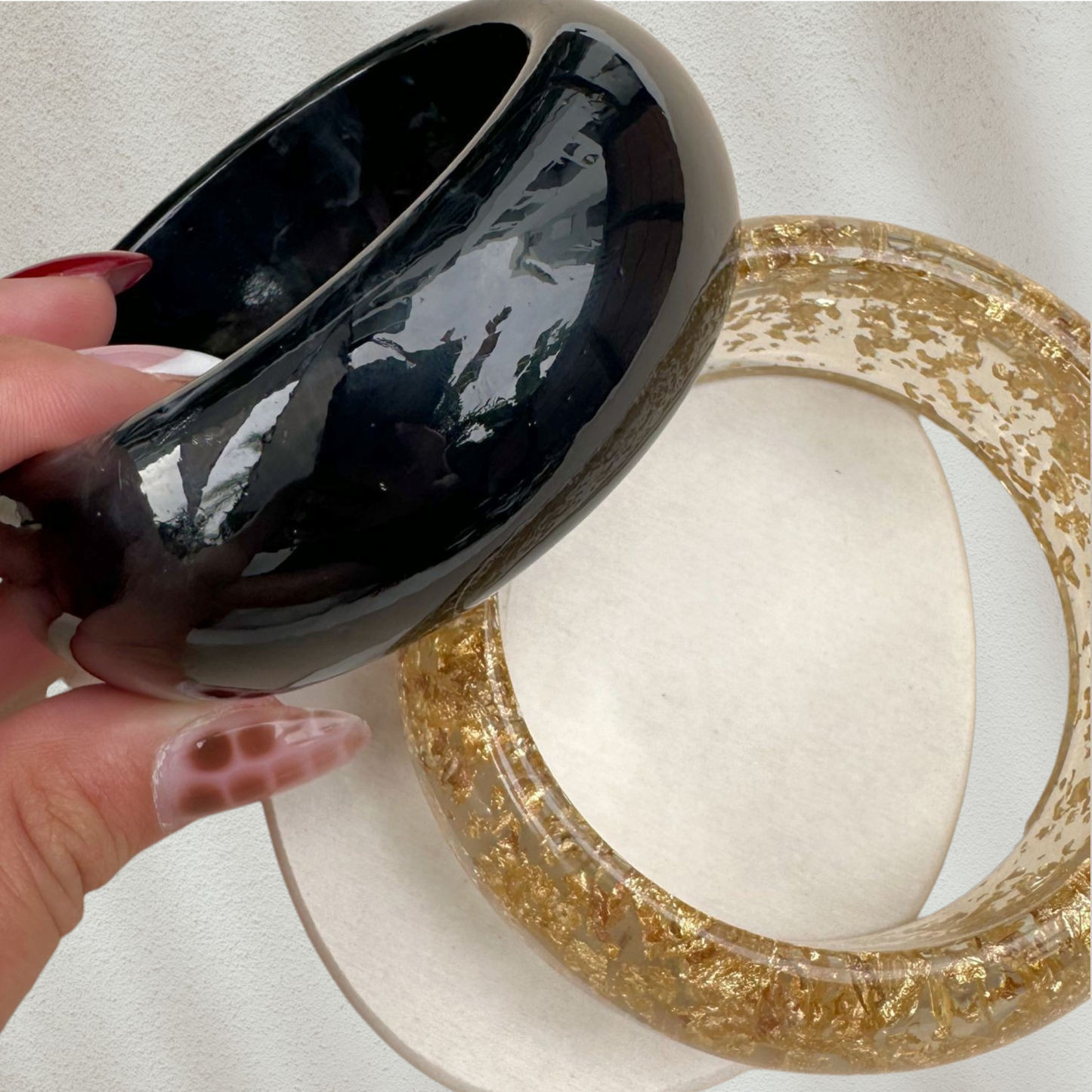 Acrylic Bangle Bracelets
