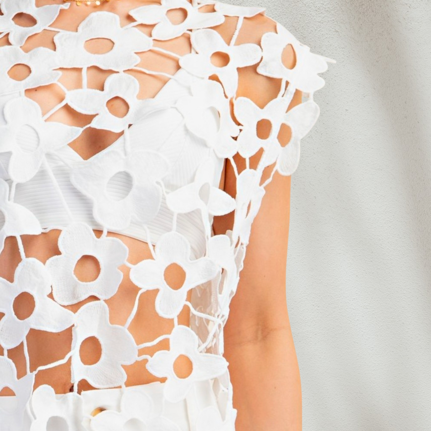 Liz Floral Lace Top